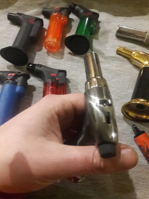 Горелка турбо зажигалка турбінка паяльник різак запальничка Jobon