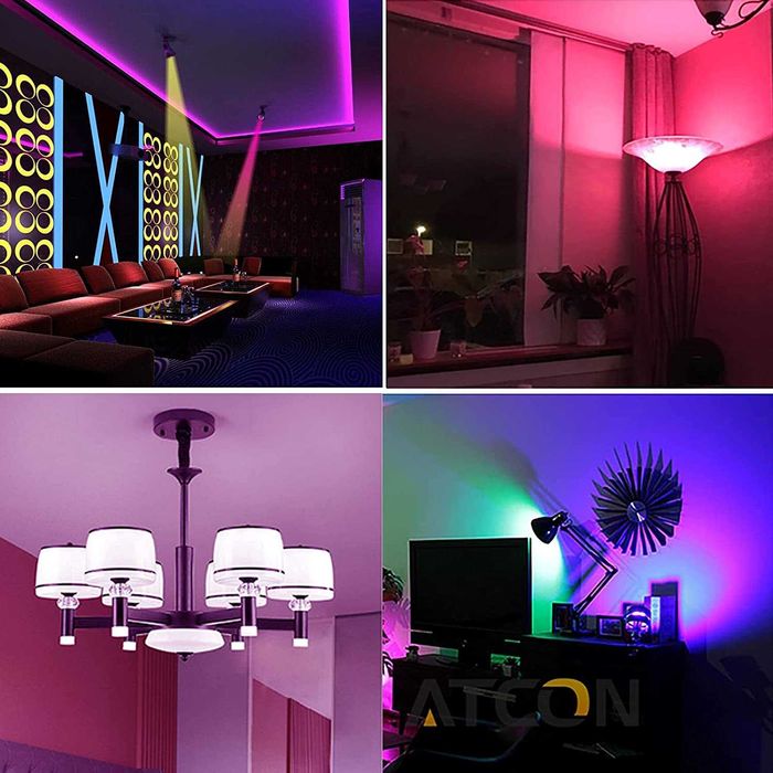 EXTRASTAR 2 Lâmpadas Alexa LED inteligente E27, 10 W, 800 lm