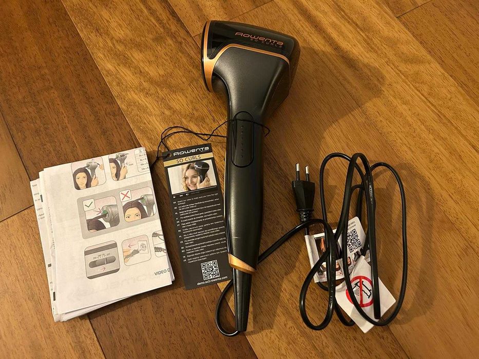 Encaracolador Automático Rowenta Expertise So Curls CF3710 – Novo!