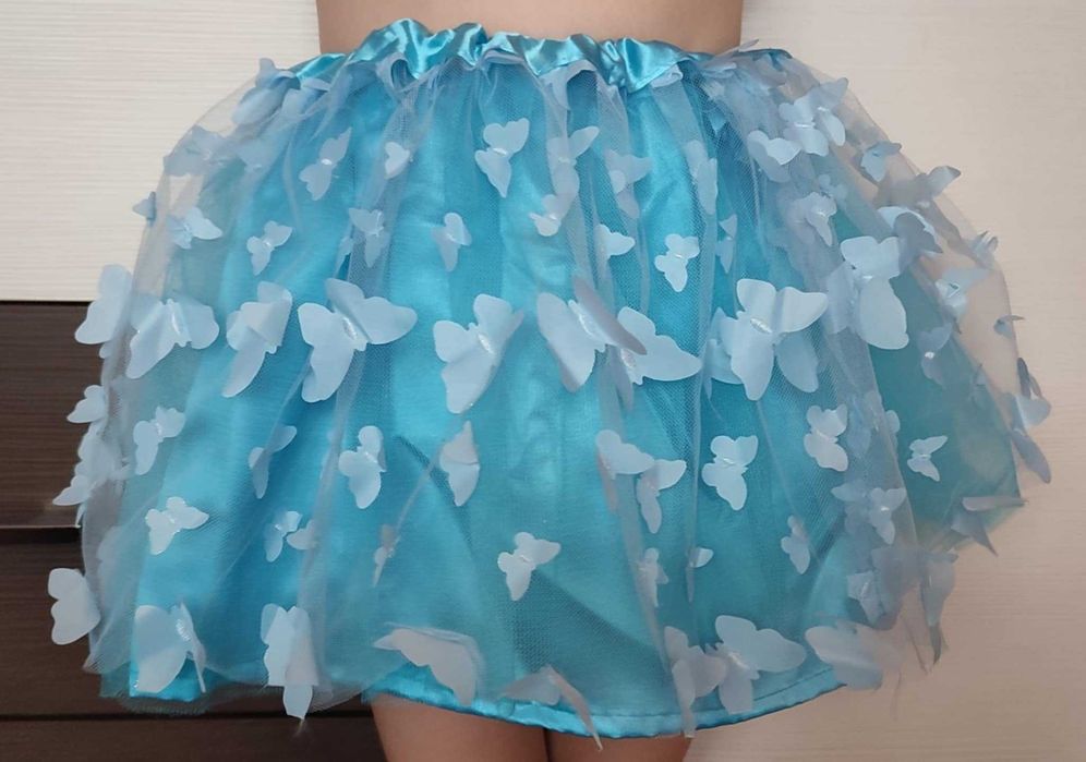spodnica tiulowa z motylkami