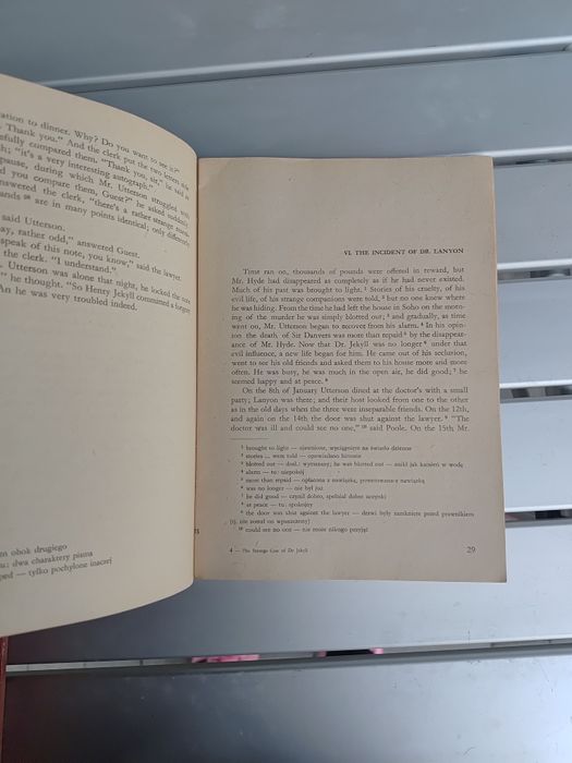 R.L. Stevenson Dr Jekyll and Mr Hyde – PZWS 1965 – wydanie angielskie