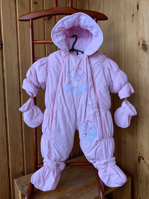 Комбінезон на овчіні, для девчінки JANMAR (2в1)