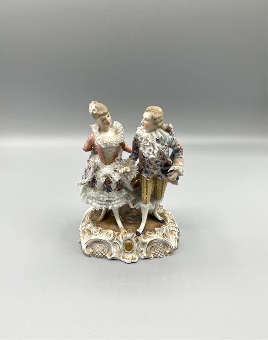 Escultura porcelana velho paris