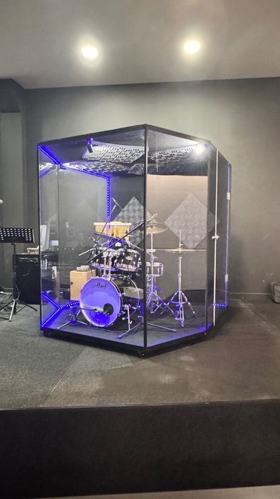 Aquário Acústico Bateria Hexagonal