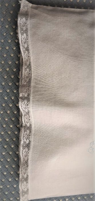 Fronha Almofada de Dormir Bebé/Criança c/ Renda e Bordada 100% Algodão