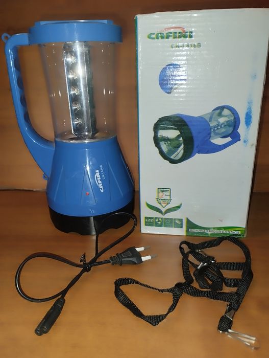 Большой яркий аккумуляторный фонарь CN-L816B с солнечной панелью