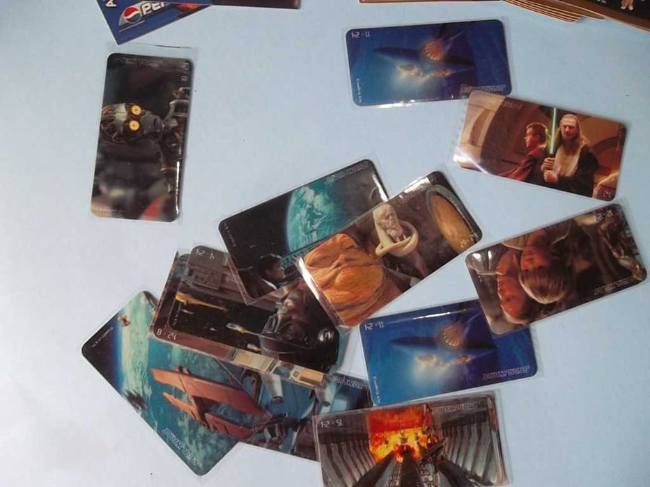 Star Wars , pack trading cards, stickers, Topps Force Attax etc