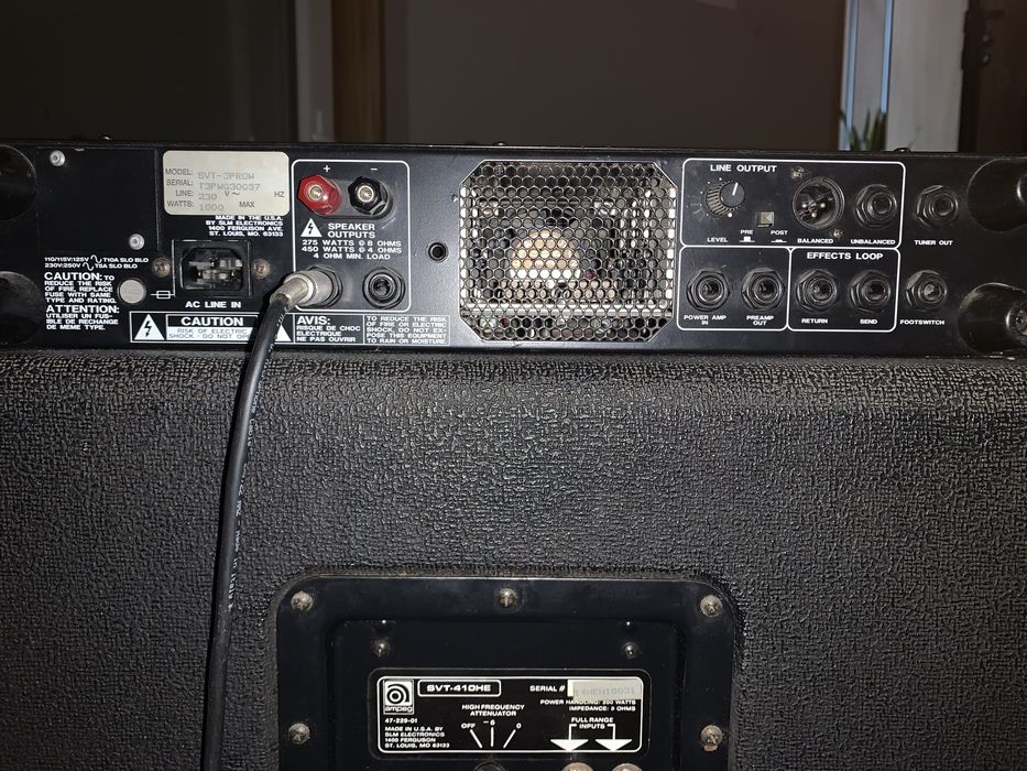 Ampeg SVT III- Pro  Blue Line
