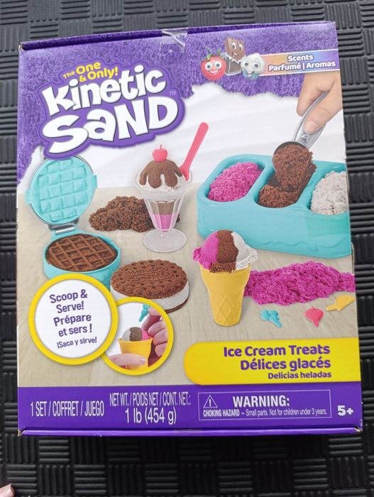 Zestaw Lodziarnia piasek kinetyczny 5+