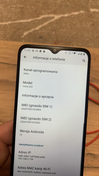 Motorola Moto E22 4/64 GB – Bez blokad!