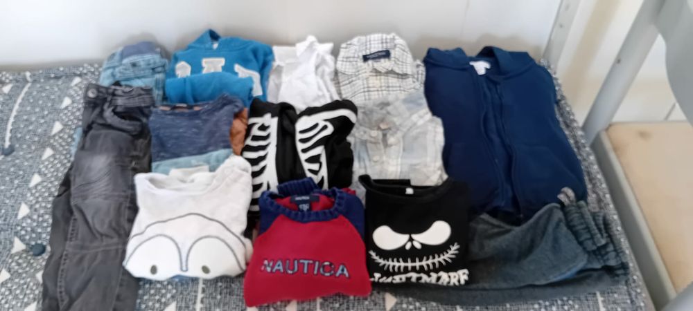 Lote de roupa menino 2 anos (14 peças)
