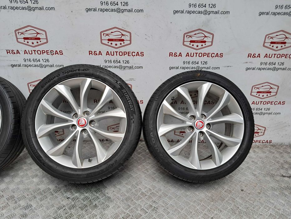 Conjunto Jantes R18 5 Twin Spoke R-Sport Jaguar XF Mk2 X260 de 2015 a 2024 Original