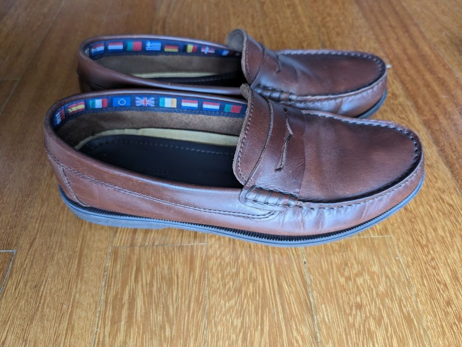 Sapatos Mocassins castanhos Giovanni Gali 41