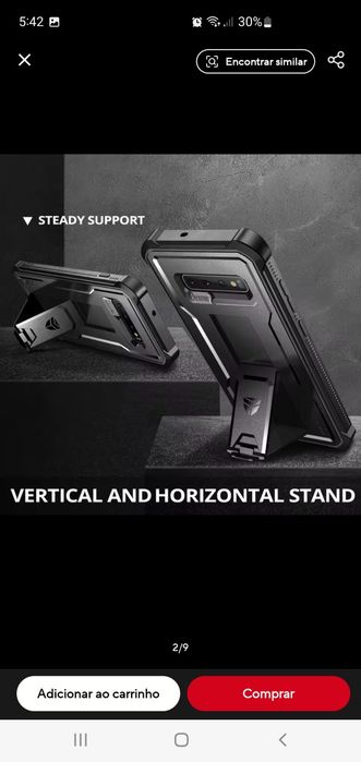 caso à prova de choque para Samsung Galaxy S10+ Plus