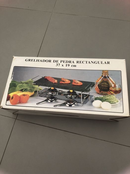 Grelhador com pedra