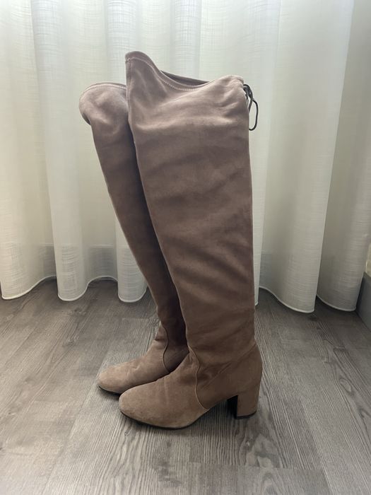 Botas castanhas altas da Zendra