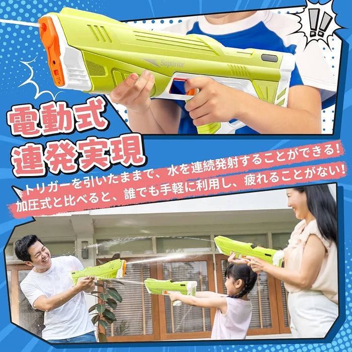 SKIRFY SF2302 Pistola de água elétrica, Brinquedo para a água, Pistola