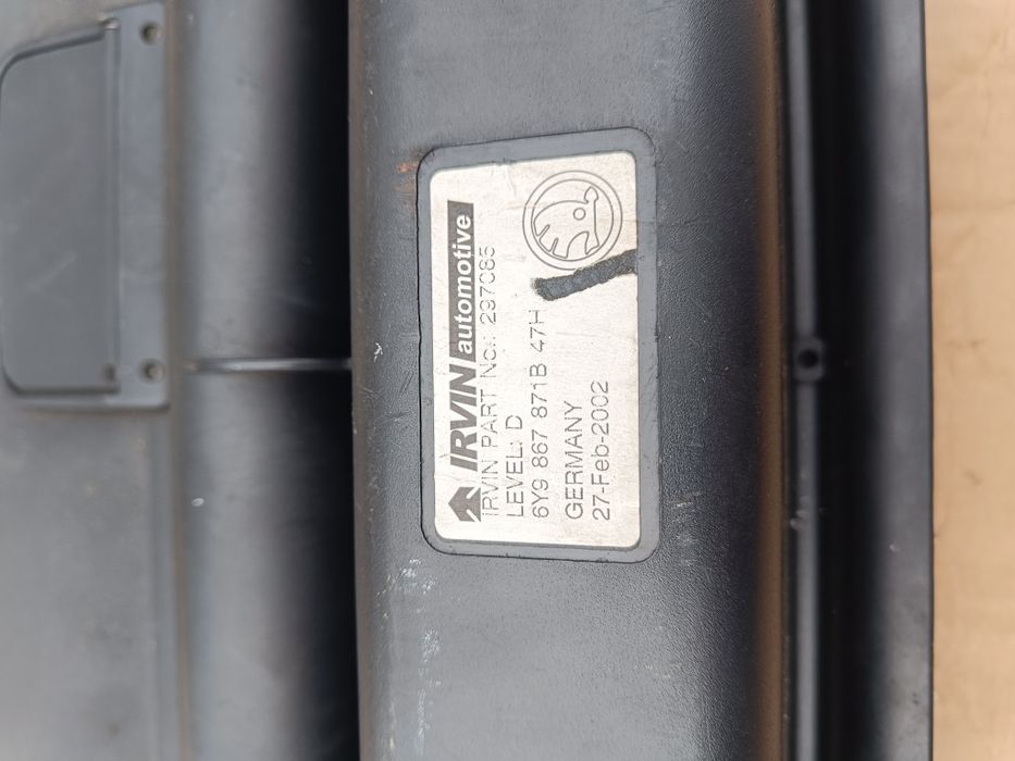 Roleta bagażnika Skoda Fabia I kombi