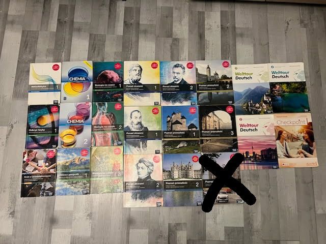 Podręczniki szkolne technikum i liceum