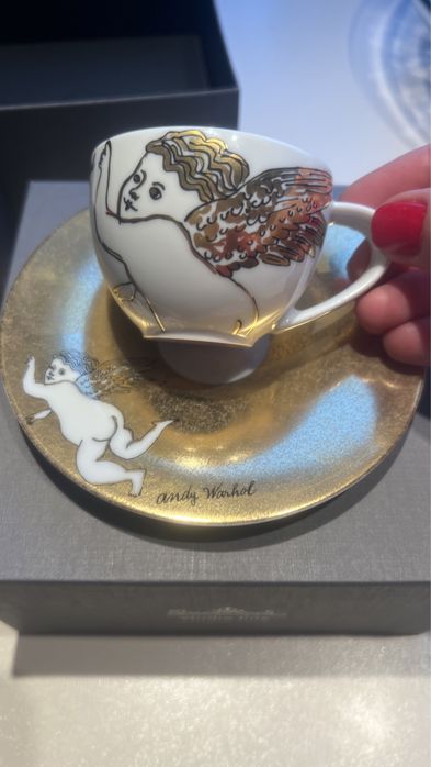 Rosenthal 2 filiżanki limitowana seria Andy Warhol