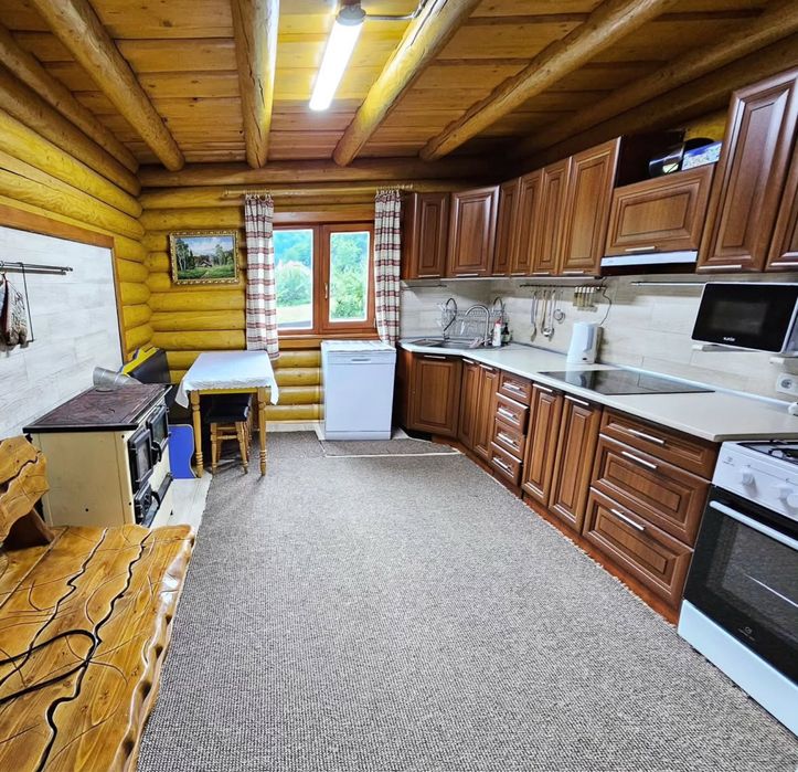 Будинок в горах деревʼяний подобово « Wow дача », чан і гірська річка