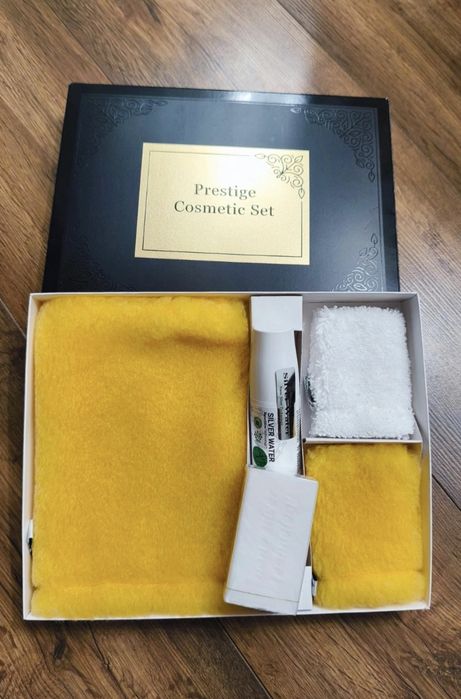 Zestaw kosmetyczny Raypath Prestige – Face Glove, Body Cleaner, mydełko i woda z nanosrebrem