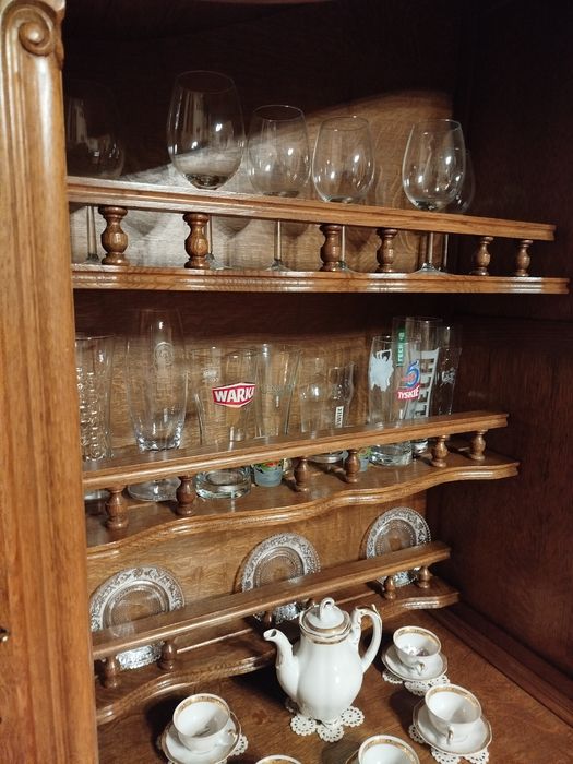 Witryna ,meble,Kredens dębowy .Polecam