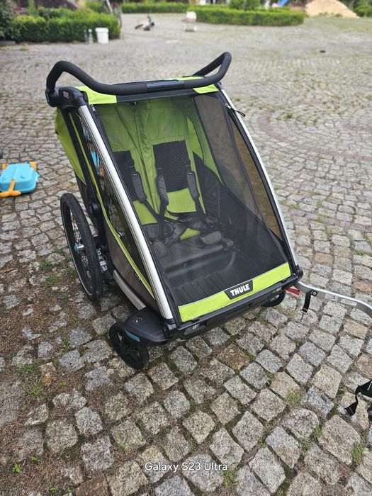 Przyczepka rowerowa przyczepa dla dzieci thule cab 2 pojemna