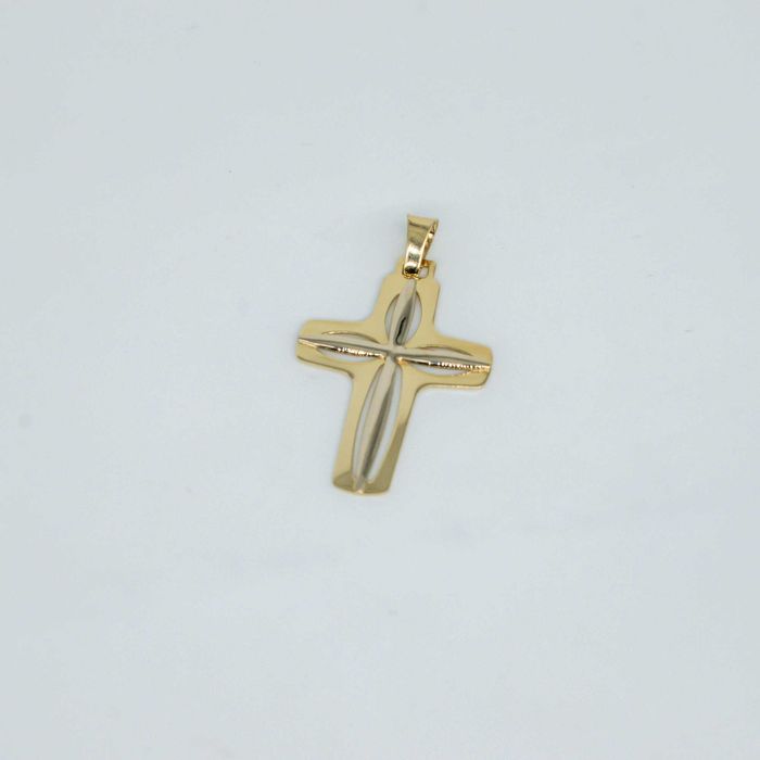 złota zawieszka 585 2,24gram 4cm KRZYŻ krzyżyk NOWY WYSYŁKA GRATIS