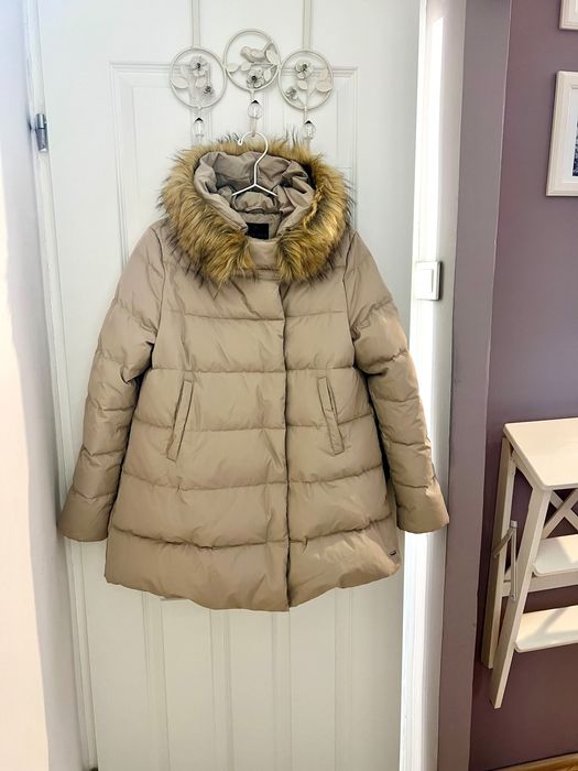 Wittchen NOWA kurtka puchowa na gwarancji beżowa puch pierze naturalne