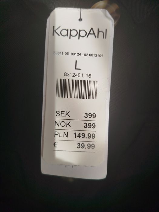 Czarna tunika " kappAhl" rozm.L