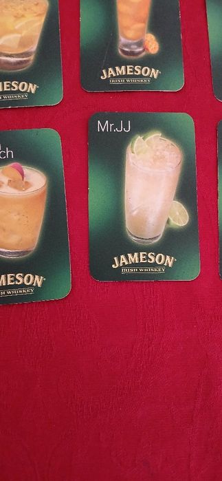 6 Cartas Jameson Irish Whiskey, novas