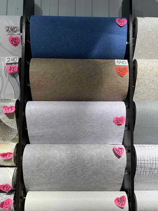 Шпалери вінілові на паперовій основі, внутрішній декор