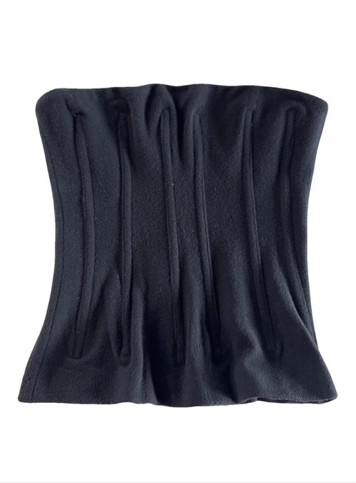 Dolce & Gabbana gorset bustier wełna Made in Italy czarny IT 40