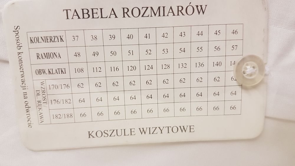 NOWA koszula POLSKA r 41 wz176-182  z