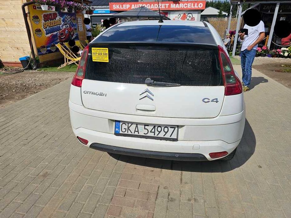 Citroen C4/opłaty aktualne/2008r/1.6diesel/90KM/klimatyzacja