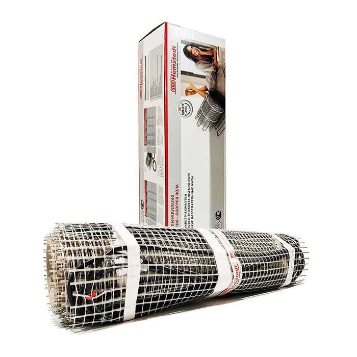 Електрична тепла підлога, нагрівальний мат Hemstedt, Німеччина