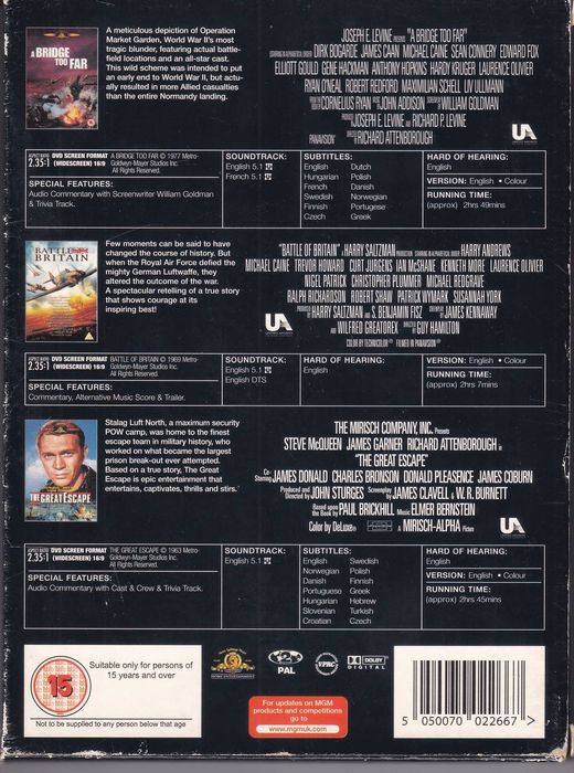Essential War Epic Collection (DVD triple)