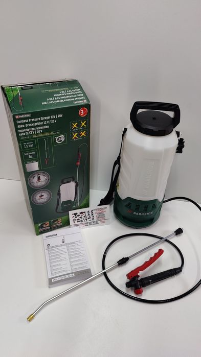 НОВ акумуляторний обприскувач зНімеччинParkside PDSA 20/оприскувач/