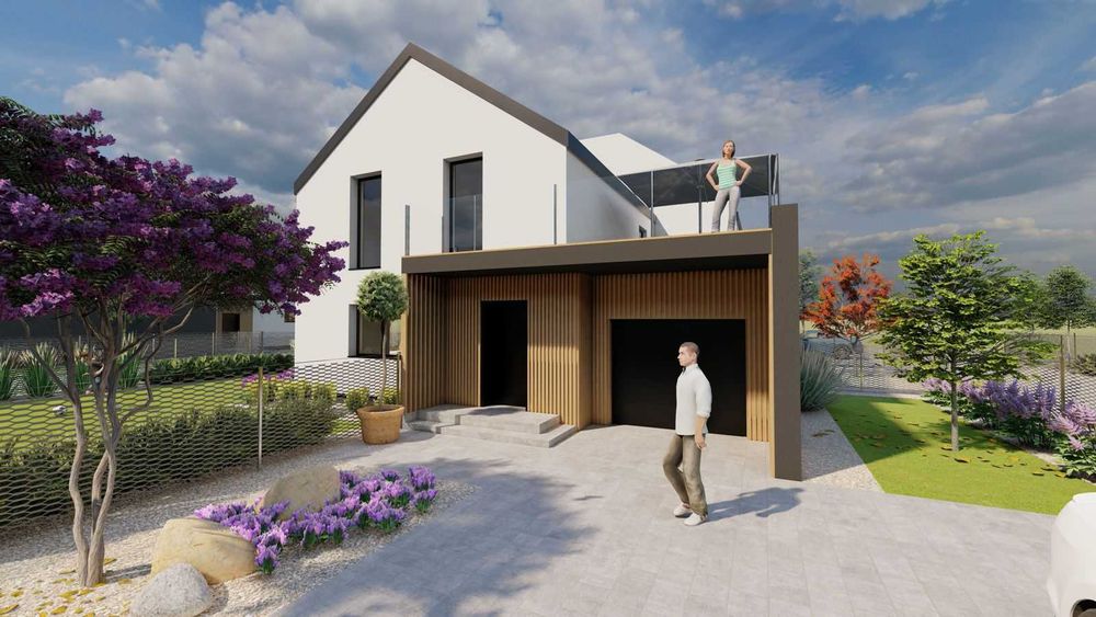 Dom z garażem i ogrodem-Bukówko - KUCHNIA, ARMATURA WC GRATIS!