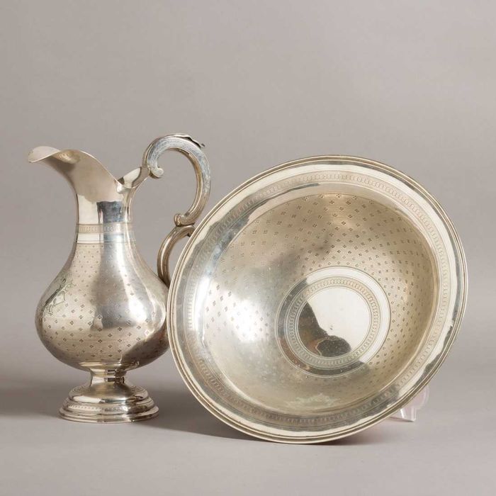 Pato em Prata Portuguesa Antiga