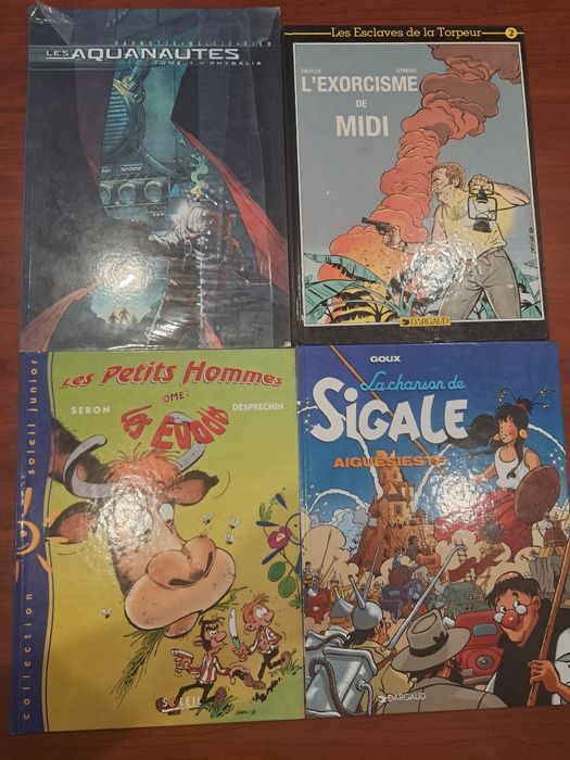 Lote de 9  Banda Desenhadas em Francês