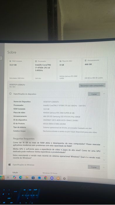 Pc gamer semi novo