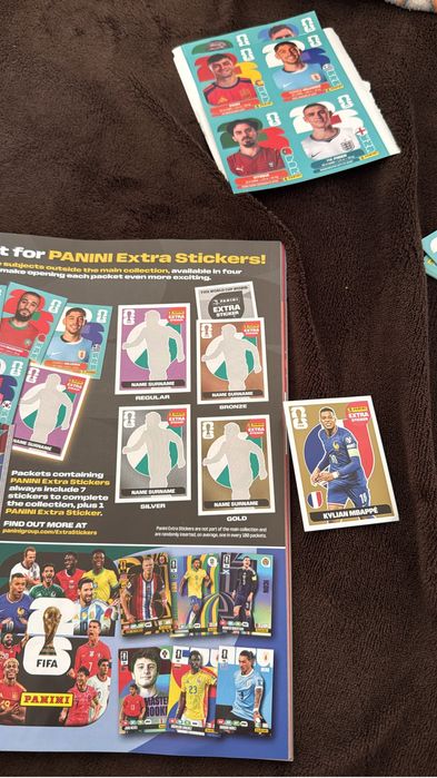 Mbappé Gold Extra Sticker