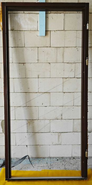 drzwi drewniane zewnętrzne "90" z ościeżnicą, grubość skrzydła 54 mm