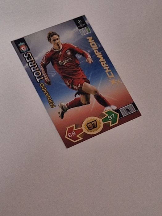 Karty piłkarskie Torres Champion Liverpool Panini CHL 2009/2010 RARE