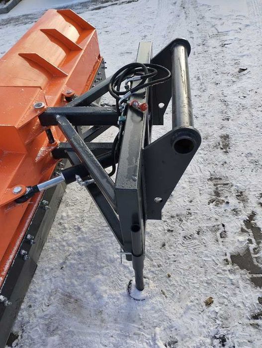Pług prosty ciężki do śniegu Metal-Technik spych śnieżny