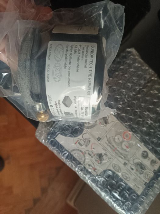 NOVO Compressor/ Kit de reparação e enchimento de pneus