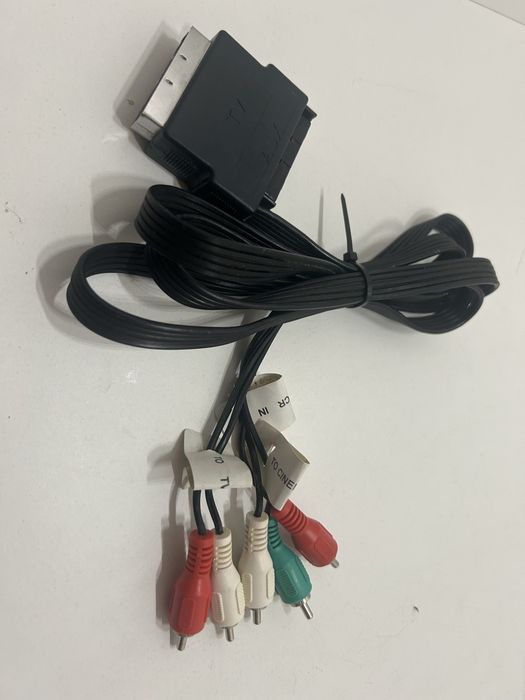 Kabel przejściowy SCART (Euro) na RCA przejściówka Euro