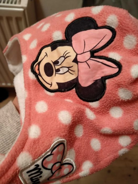 Komplet zimowy Minnie czapka szalik Myszka Miki
